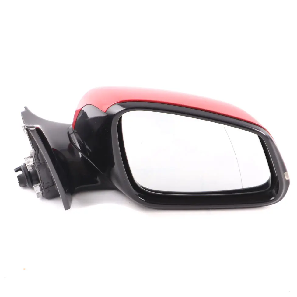 BMW F21 F22 F87 Wing Mirror Right O/S Heated Shadow Line Melbourne Red - A75 - SKU rhd-7268600-MRT - Part number 7268600