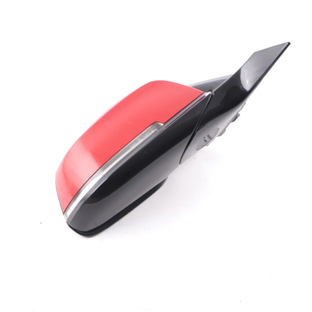 BMW F21 F22 F87 Wing Mirror Right O/S Heated Shadow Line Melbourne Red - A75 - SKU rhd-7268600-MRT - Part number 7268600