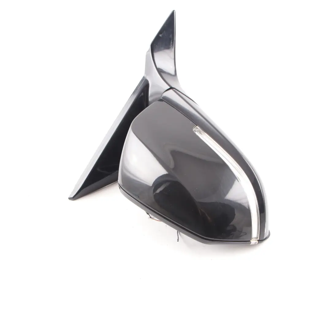 BMW F21 F22 Right Wing Mirror O/S High Gloss Schwarz 2 Black - 668 - SKU rhd-7268600-SCH - Part number 7268600