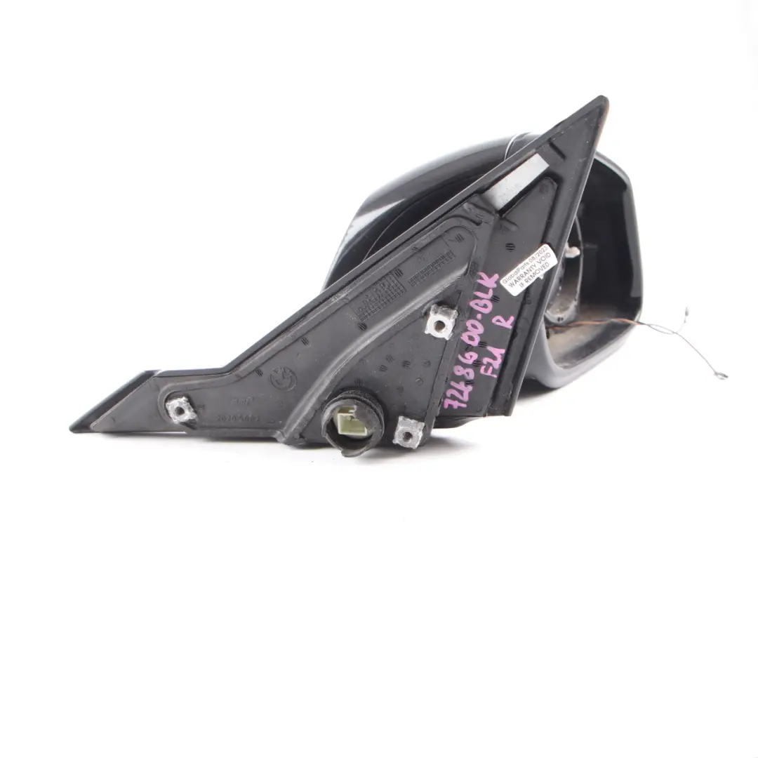 BMW F21 F22 Right Wing Mirror O/S High Gloss Schwarz 2 Black - 668 - SKU rhd-7268600-SCH - Part number 7268600