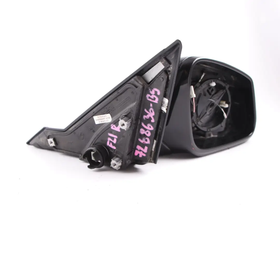  Wing Mirror BMW F21 F22 Auto Dip High Gloss Right O/S Black Sapphire Metallic - SKU rhd-7268636-BS - Part number 7268636