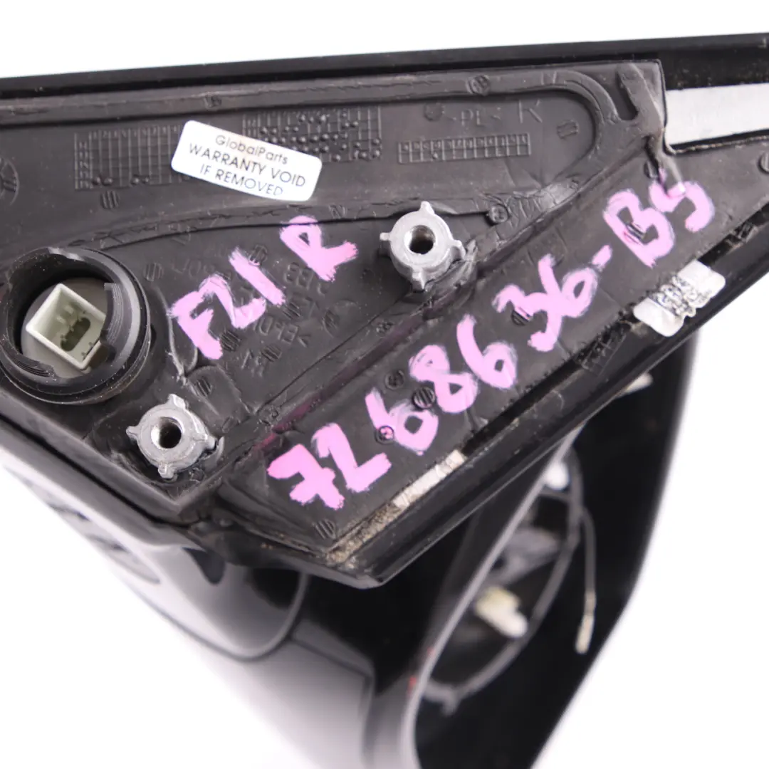 Wing Mirror BMW F21 F22 Auto Dip High Gloss Right O/S Black Sapphire Metallic to with Part number 7268636 Wing Mirror BMW F21 F22 Auto Dip High Gloss Right O/S Black Sapphire Metallic - SKU rhd-7268636-BS - Part number 7268636