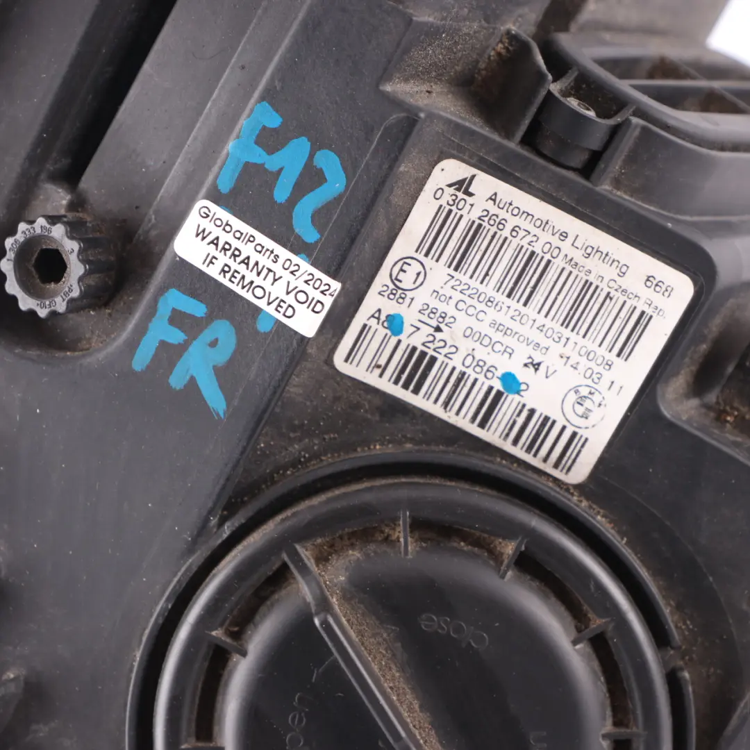 Headlight Bi-Xenon Headlamp Light Lamp Front Right O/S 7222086 to BMW F06 F12 F13 with Part number 7272010 BMW F06 F12 F13 Headlight Bi-Xenon Headlamp Light Lamp Front Right O/S 7222086 - SKU rhd-7272010 - Part number 7272010