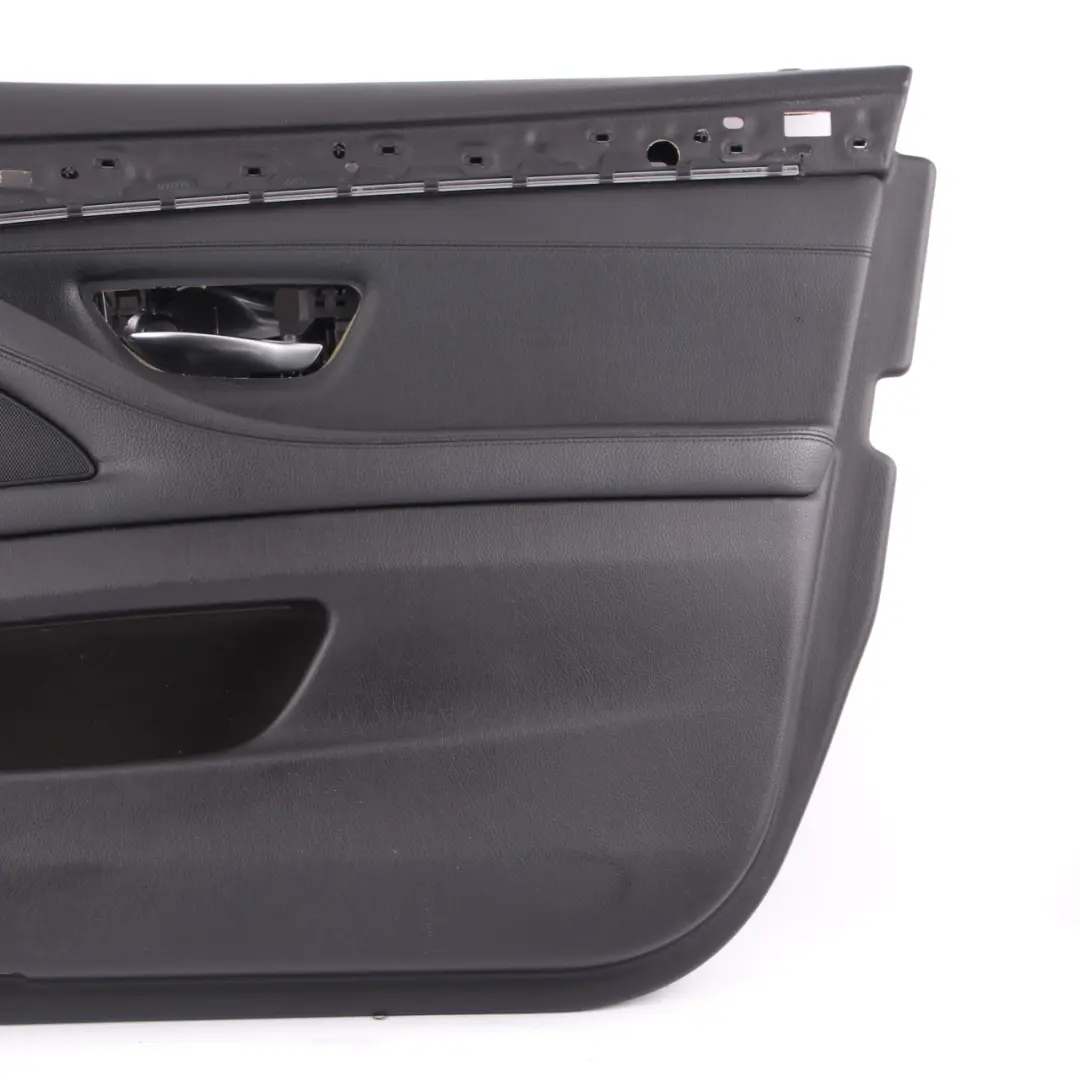 Door Card Front Right O/S Lining Panel Black Leather to BMW F10 F11 with Part number 7273048 BMW F10 F11 Door Card Front Right O/S Lining Panel Black Leather - SKU rhd-7273048-1 - Part number 7273048