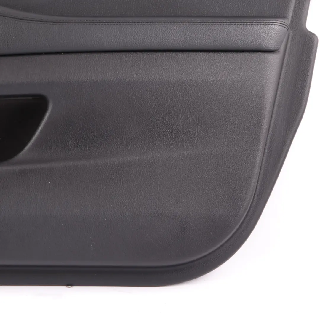 Door Card Front Right O/S Lining Panel Black Leather to BMW F10 F11 with Part number 7273048 BMW F10 F11 Door Card Front Right O/S Lining Panel Black Leather - SKU rhd-7273048-1 - Part number 7273048