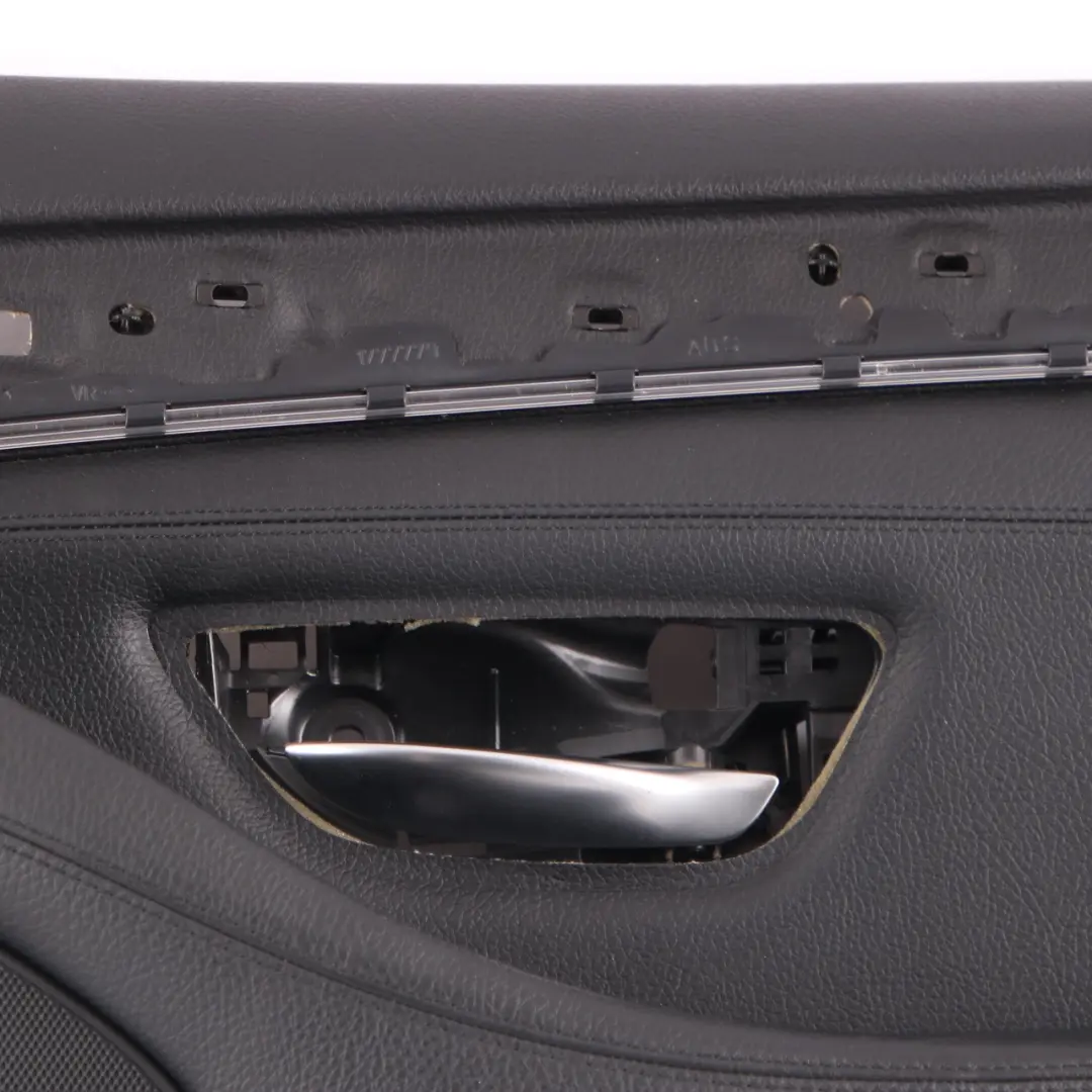 Door Card Front Right O/S Lining Panel Black Leather to BMW F10 F11 with Part number 7273048 BMW F10 F11 Door Card Front Right O/S Lining Panel Black Leather - SKU rhd-7273048-1 - Part number 7273048