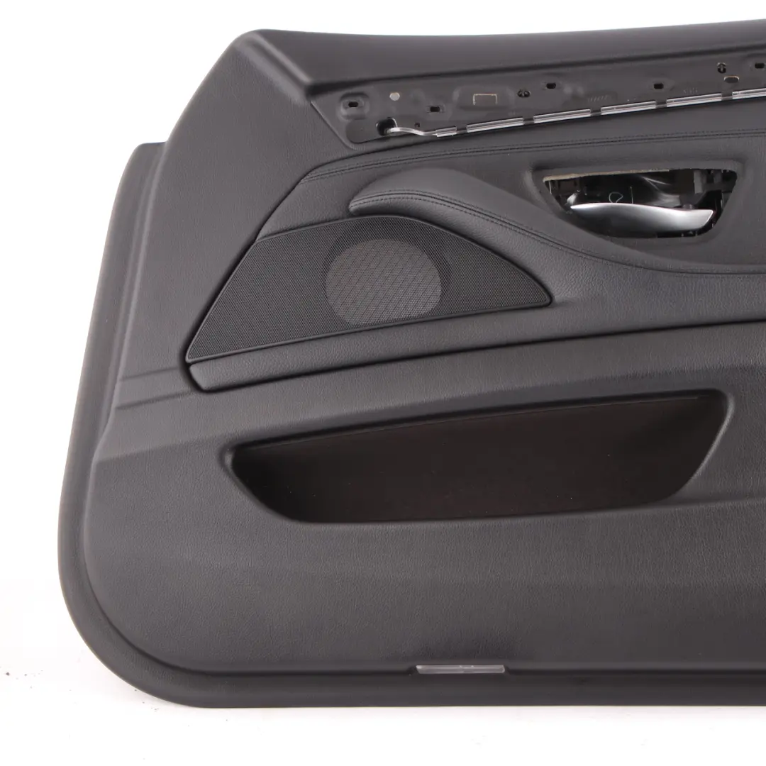 BMW 5 Series F10 F11 Front Right O/S Door Card Lining Panel Black Leather - SKU rhd-7273048 - Part number 7273048