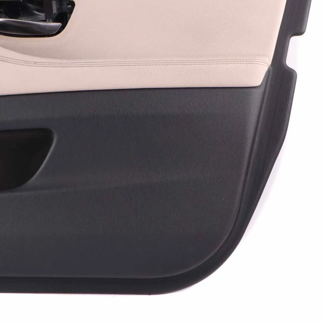 BMW F10 F11 Front Right O/S Door Card Lining Panel Leather Oyster - SKU rhd-7273054 - Part number 7273054