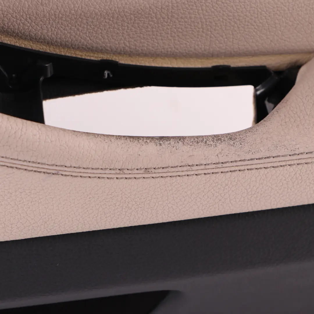 BMW F10 F11 Front Right O/S Door Card Lining Panel Leather Oyster - SKU rhd-7273054 - Part number 7273054