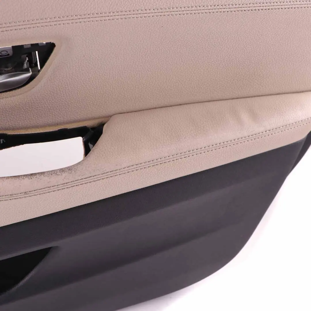 Front Right O/S Door Card Lining Panel Leather Oyster to BMW F10 F11 with Part number 7273054 BMW F10 F11 Front Right O/S Door Card Lining Panel Leather Oyster - SKU rhd-7273054 - Part number 7273054