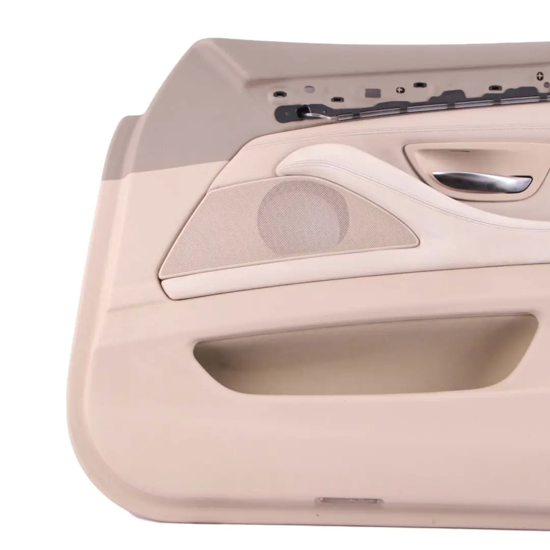 Door Card Front Right O/S Lining Panel Leather Dakota Oyster to BMW F10 F11 with Part number 7273056 BMW F10 F11 Door Card Front Right O/S Lining Panel Leather Dakota Oyster - SKU rhd-7273056-1 - Part number 7273056