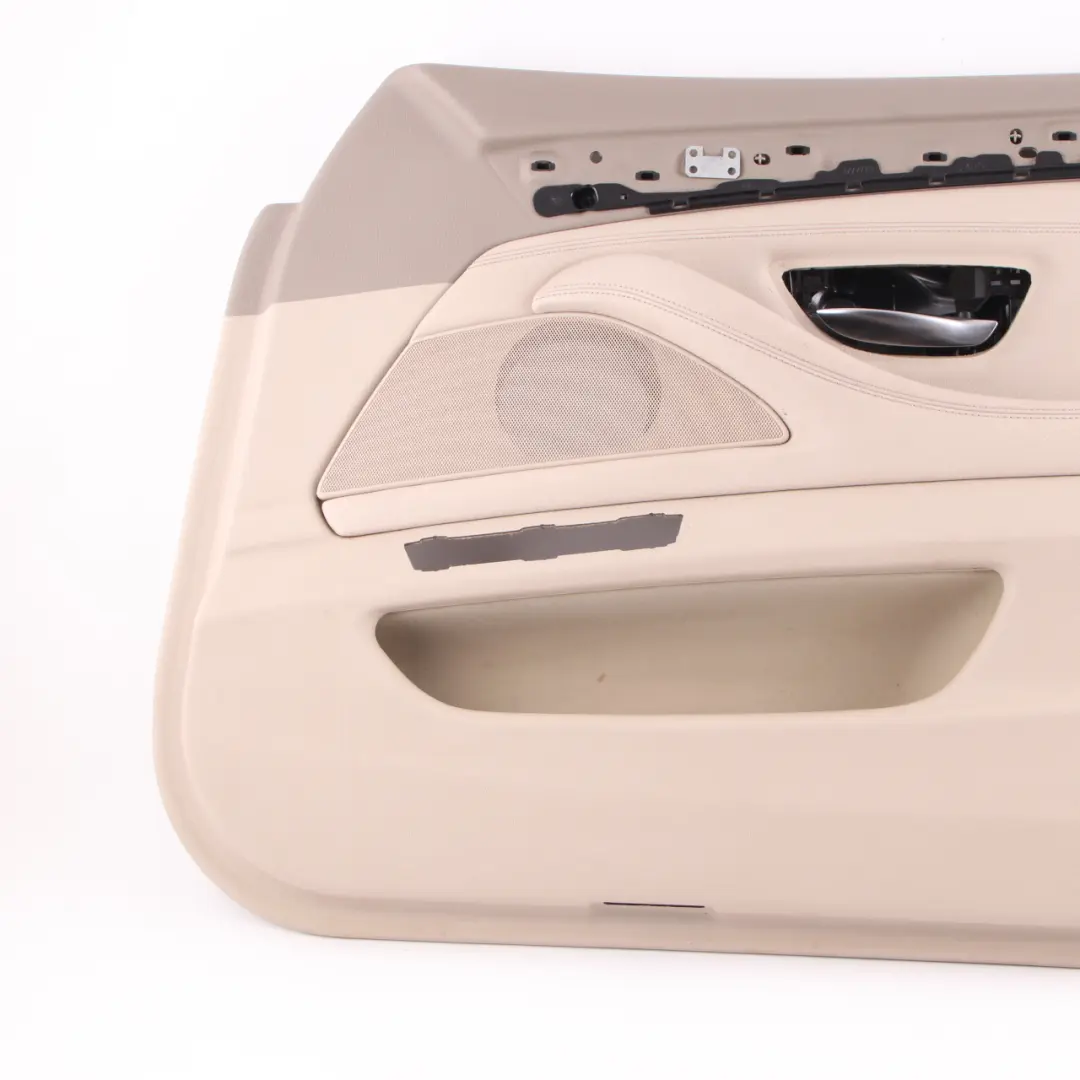 Door Card Front Right O/S Lining Panel Leather Dakota Oyster to BMW F10 F11 with Part number 7273056 BMW F10 F11 Door Card Front Right O/S Lining Panel Leather Dakota Oyster - SKU rhd-7273056-1 - Part number 7273056