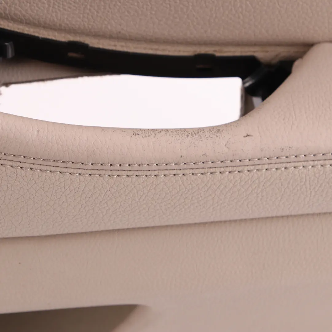 Door Card Front Right O/S Lining Panel Leather Dakota Oyster to BMW F10 F11 with Part number 7273056 BMW F10 F11 Door Card Front Right O/S Lining Panel Leather Dakota Oyster - SKU rhd-7273056-1 - Part number 7273056