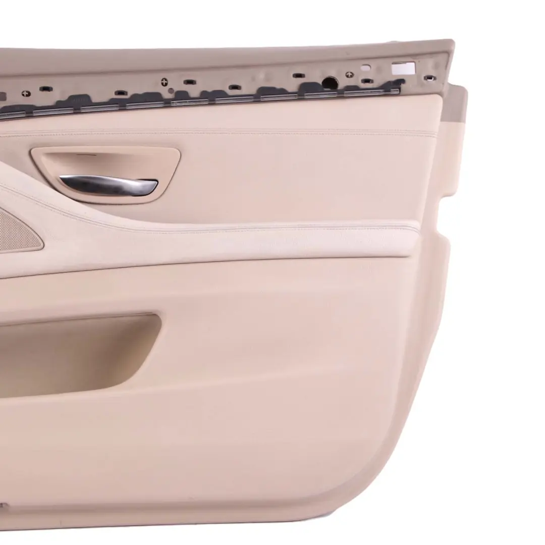 Door Card Front Right O/S Lining Panel Leather Dakota Oyster to BMW F10 F11 with Part number 7273056 BMW F10 F11 Door Card Front Right O/S Lining Panel Leather Dakota Oyster - SKU rhd-7273056 - Part number 7273056