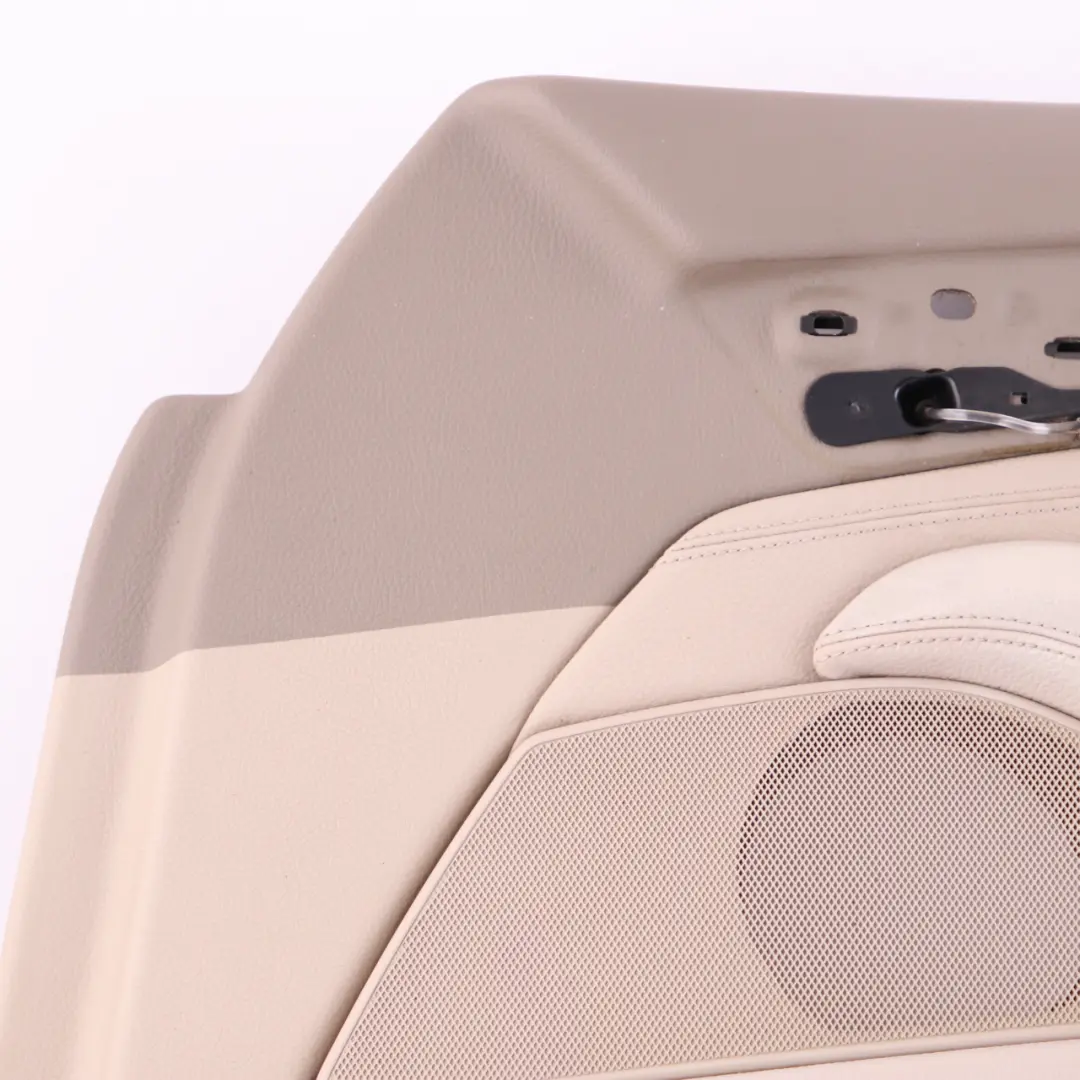 Door Card Front Right O/S Lining Panel Leather Dakota Oyster to BMW F10 F11 with Part number 7273056 BMW F10 F11 Door Card Front Right O/S Lining Panel Leather Dakota Oyster - SKU rhd-7273056 - Part number 7273056