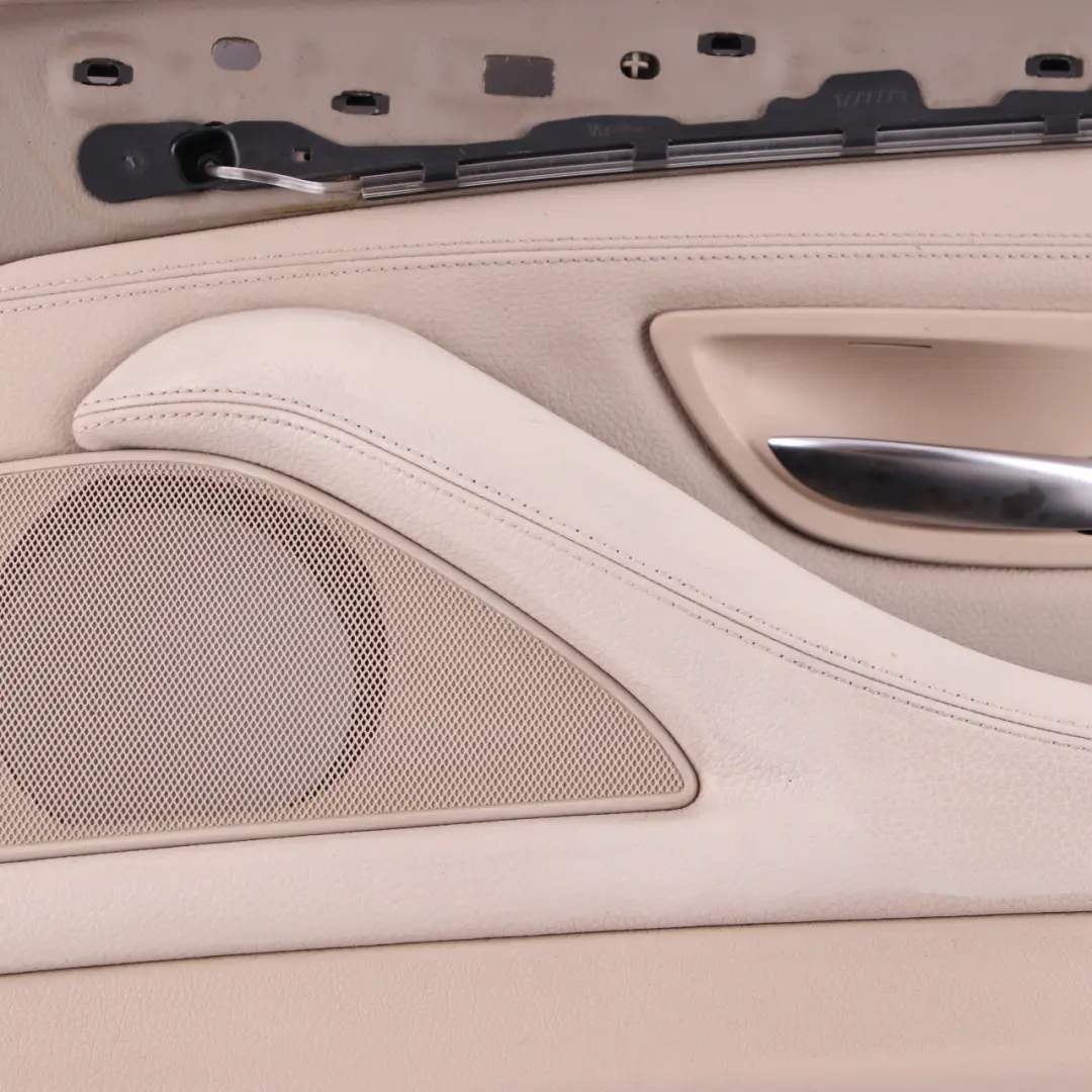 Door Card Front Right O/S Lining Panel Leather Dakota Oyster to BMW F10 F11 with Part number 7273056 BMW F10 F11 Door Card Front Right O/S Lining Panel Leather Dakota Oyster - SKU rhd-7273056 - Part number 7273056