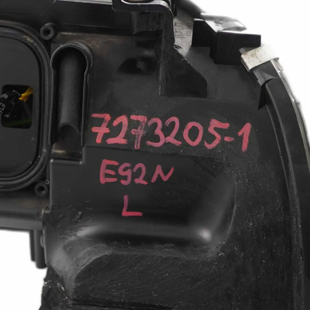 Bi-Xenon Headlight Lamp Left N/S to BMW 3 Series 1 E92 E93 LCI with Part number 7273205 BMW 3 Series 1 E92 E93 LCI Bi-Xenon Headlight Lamp Left N/S - SKU rhd-7273205-1 - Part number 7273205