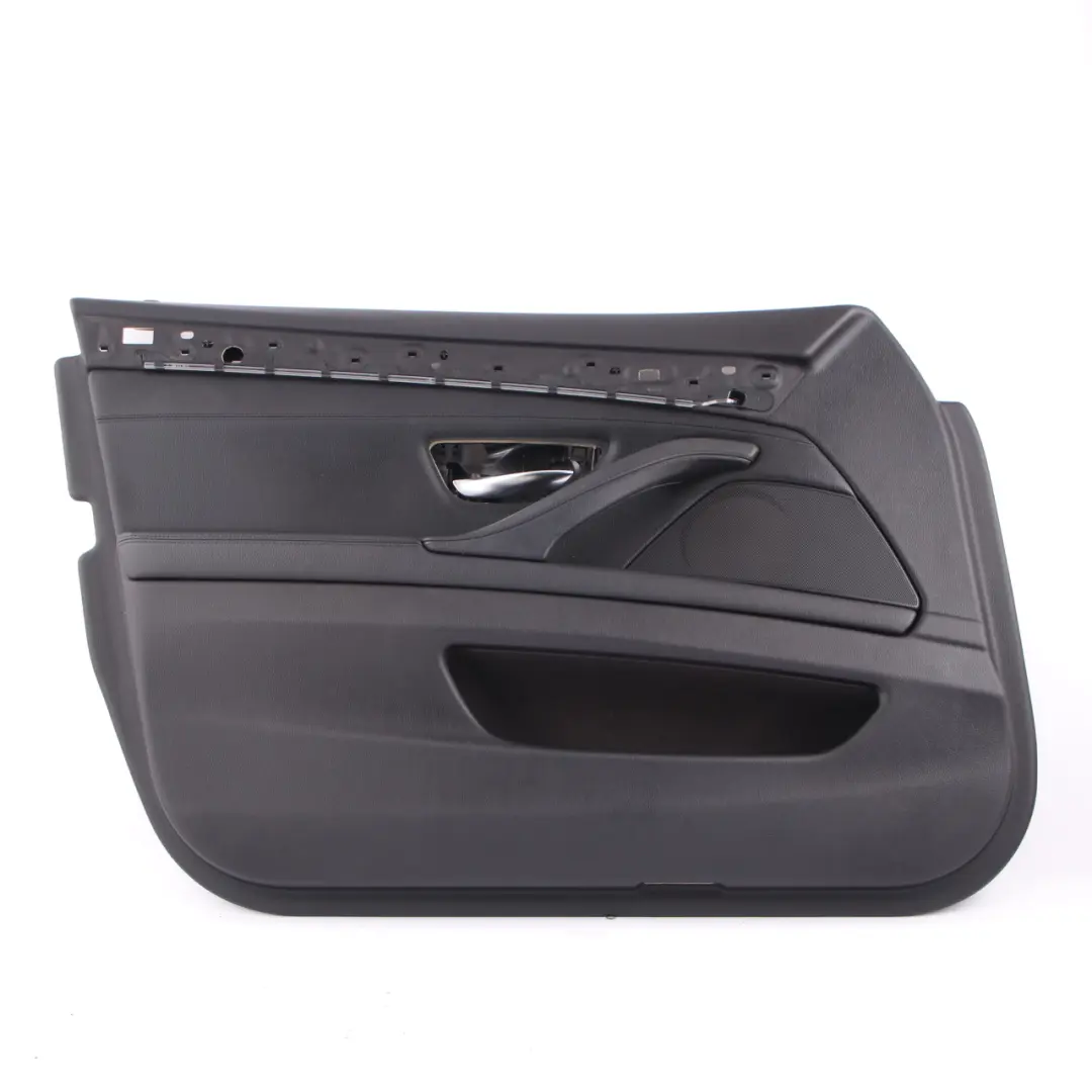 BMW F10 F11 Door Card Front Left N/S Lining Panel Black Leather - SKU rhd-7273353-1 - Part number 7273353
