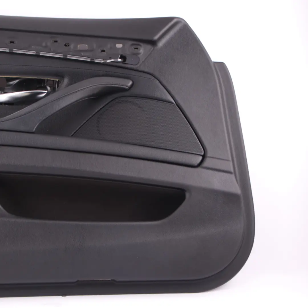 BMW F10 F11 Door Card Front Left N/S Lining Panel Black Leather - SKU rhd-7273353-1 - Part number 7273353