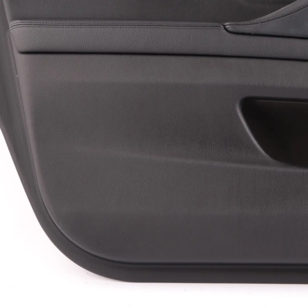 BMW F10 F11 Door Card Front Left N/S Lining Panel Black Leather - SKU rhd-7273353-1 - Part number 7273353