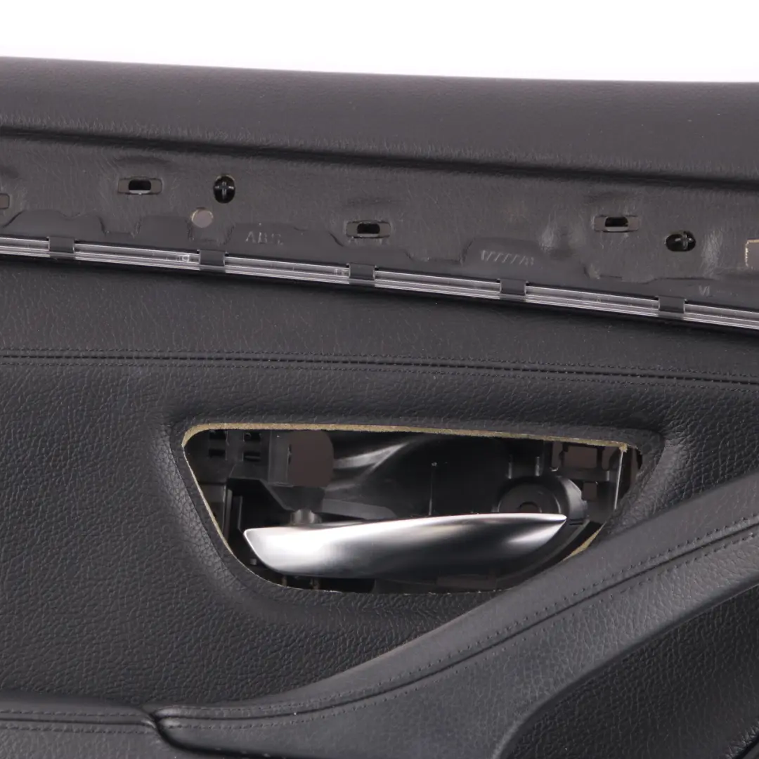 Door Card Front Left N/S Lining Panel Black Leather to BMW F10 F11 with Part number 7273353 BMW F10 F11 Door Card Front Left N/S Lining Panel Black Leather - SKU rhd-7273353-1 - Part number 7273353