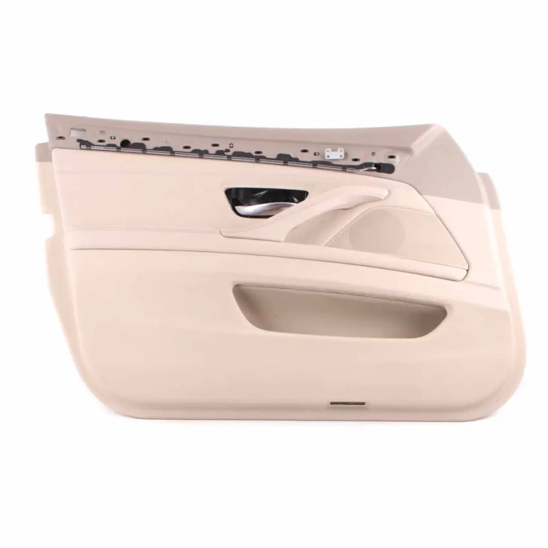 Door Card Front Left N/S Lining Panel Leather Dakota Oyster to BMW F10 F11 with Part number 7273361 BMW F10 F11 Door Card Front Left N/S Lining Panel Leather Dakota Oyster - SKU rhd-7273361-1 - Part number 7273361