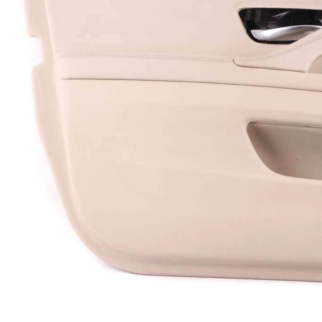 Door Card Front Left N/S Lining Panel Leather Dakota Oyster to BMW F10 F11 with Part number 7273361 BMW F10 F11 Door Card Front Left N/S Lining Panel Leather Dakota Oyster - SKU rhd-7273361-1 - Part number 7273361