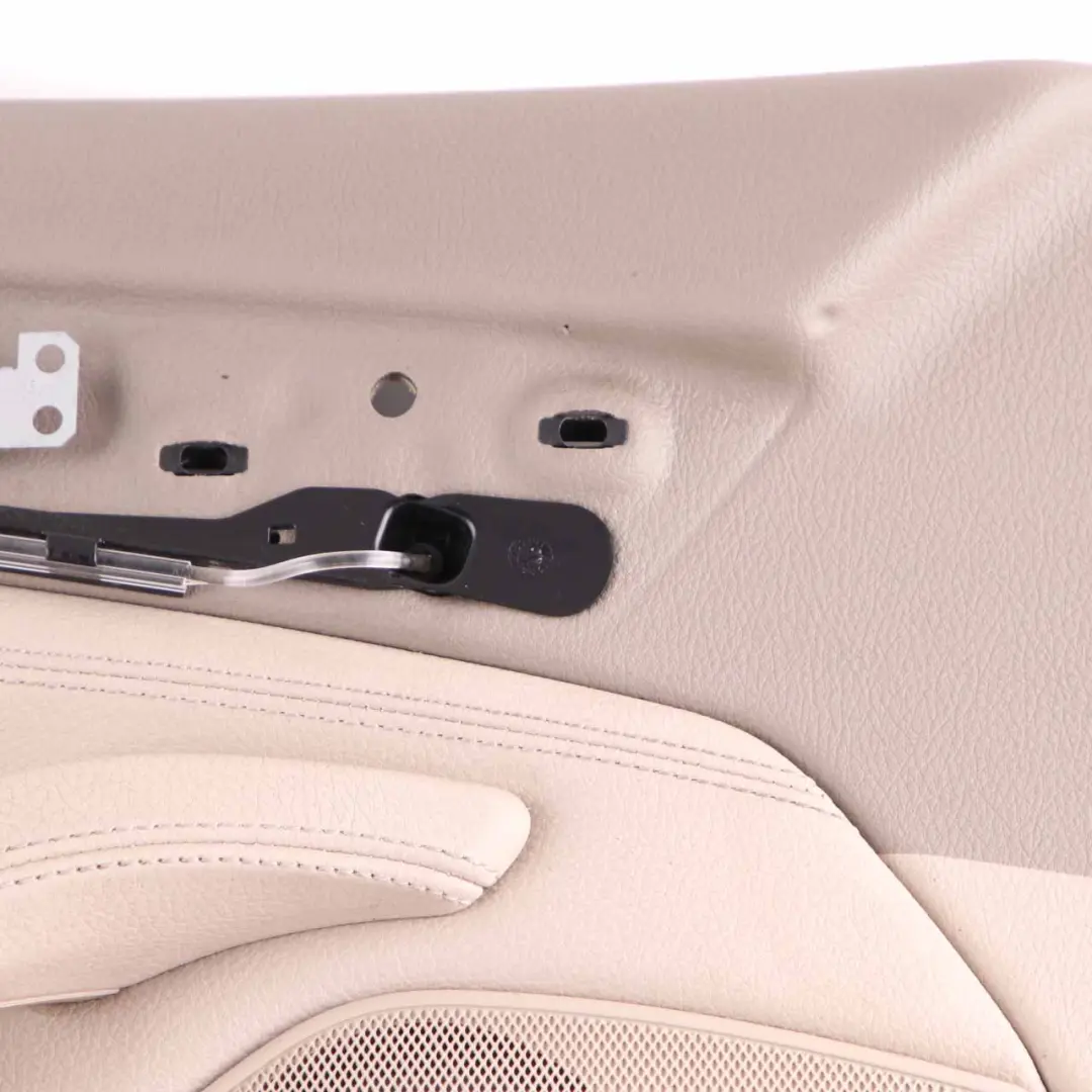 Door Card Front Left N/S Lining Panel Leather Dakota Oyster to BMW F10 F11 with Part number 7273361 BMW F10 F11 Door Card Front Left N/S Lining Panel Leather Dakota Oyster - SKU rhd-7273361-1 - Part number 7273361
