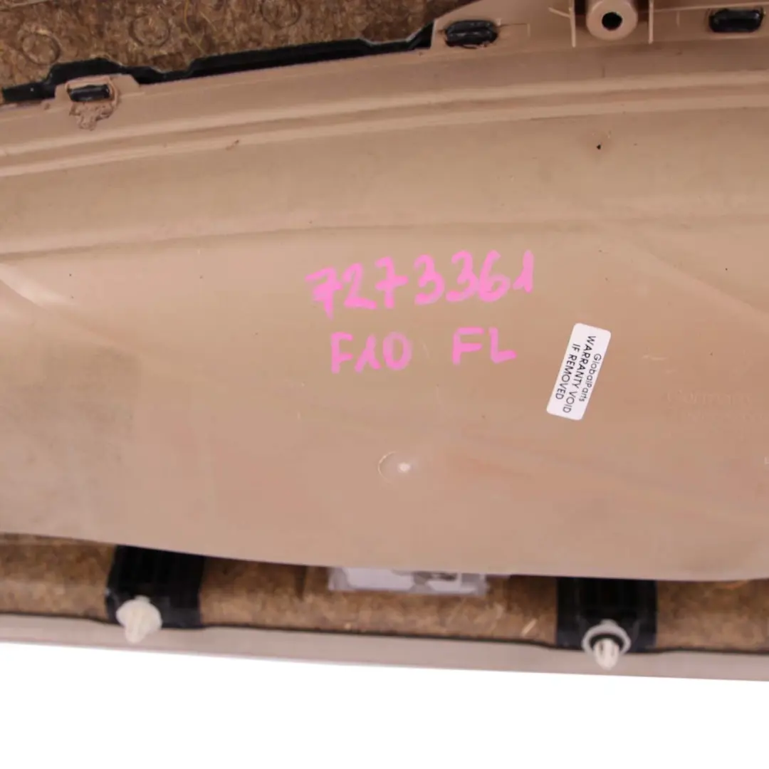 Door Card Front Left N/S Lining Panel Leather Dakota Oyster to BMW F10 F11 with Part number 7273361 BMW F10 F11 Door Card Front Left N/S Lining Panel Leather Dakota Oyster - SKU rhd-7273361 - Part number 7273361