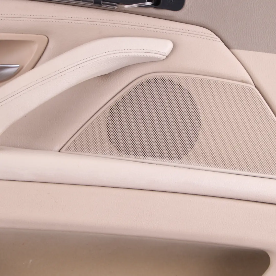 Door Card Front Left N/S Lining Panel Leather Dakota Oyster to BMW F10 F11 with Part number 7273361 BMW F10 F11 Door Card Front Left N/S Lining Panel Leather Dakota Oyster - SKU rhd-7273361 - Part number 7273361