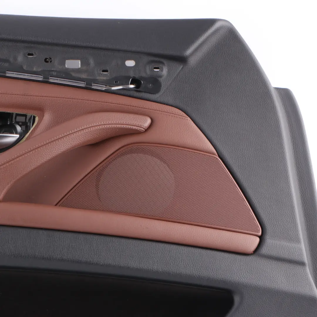 BMW F10 F11 Door Card Front Left N/S Lining Panel Leather Cinnamon Brown - SKU rhd-7273363 - Part number 7273363