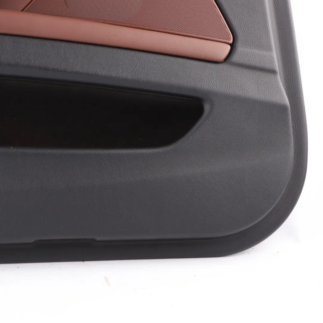 BMW F10 F11 Door Card Front Left N/S Lining Panel Leather Cinnamon Brown - SKU rhd-7273363 - Part number 7273363