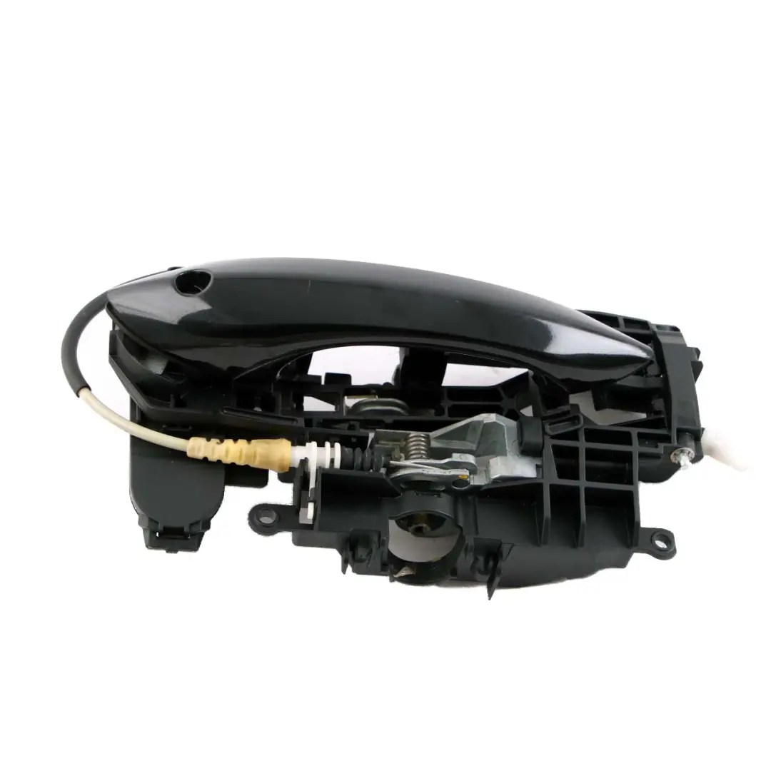 BMW 5 Series F10 F11 Complete Front Right Grab Handle O/S Schwarz 2 Black 668 - SKU rhd-7276244-SCH - Part number 7276244