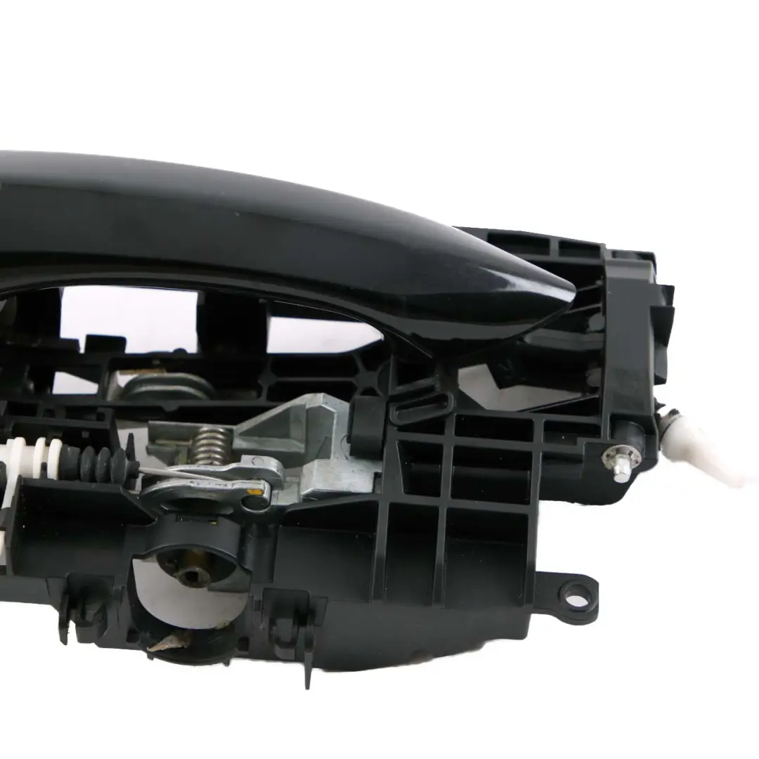 BMW 5 Series F10 F11 Complete Front Right Grab Handle O/S Schwarz 2 Black 668 - SKU rhd-7276244-SCH - Part number 7276244