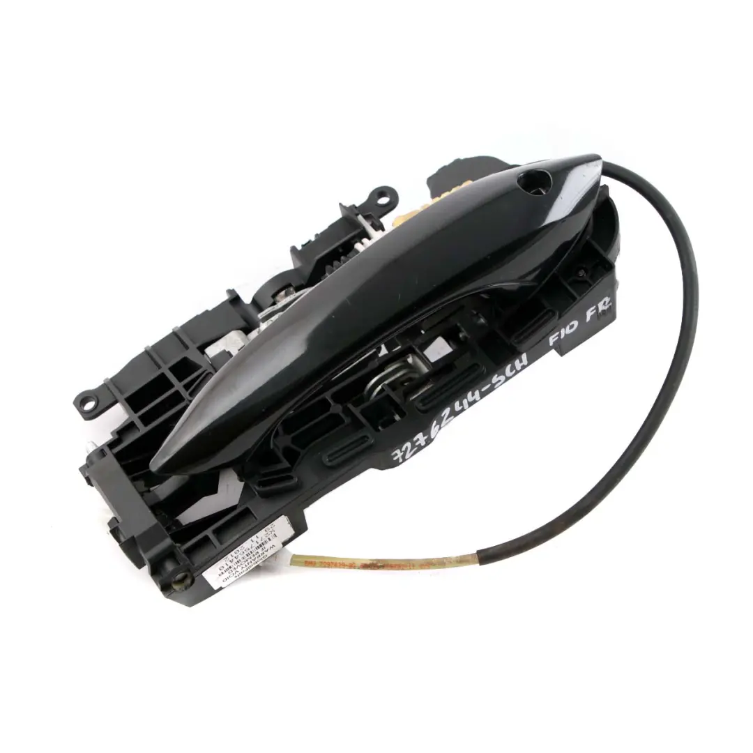 Complete Front Right Grab Handle O/S Schwarz 2 Black 668 to BMW 5 Series F10 F11 with Part number 7276244 BMW 5 Series F10 F11 Complete Front Right Grab Handle O/S Schwarz 2 Black 668 - SKU rhd-7276244-SCH - Part number 7276244