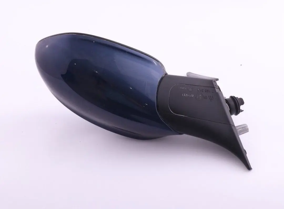 Fold Left Wing Mirror N/S Tiefseeblau Deep Sea Blue to BMW Z4 Series E89 Power with Part number 7281981 BMW Z4 Series E89 Power Fold Left Wing Mirror N/S Tiefseeblau Deep Sea Blue - SKU rhd-7281981-DSB - Part number 7281981
