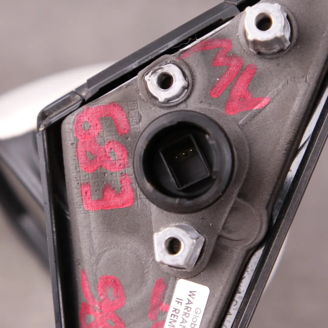 Door Wing Mirror BMW Z4 E89 Right Heated Auto Dip O/S Alpinweiss Alpine White to with Part number 7281986 Door Wing Mirror BMW Z4 E89 Right Heated Auto Dip O/S Alpinweiss Alpine White - SKU rhd-7281986-AW - Part number 7281986