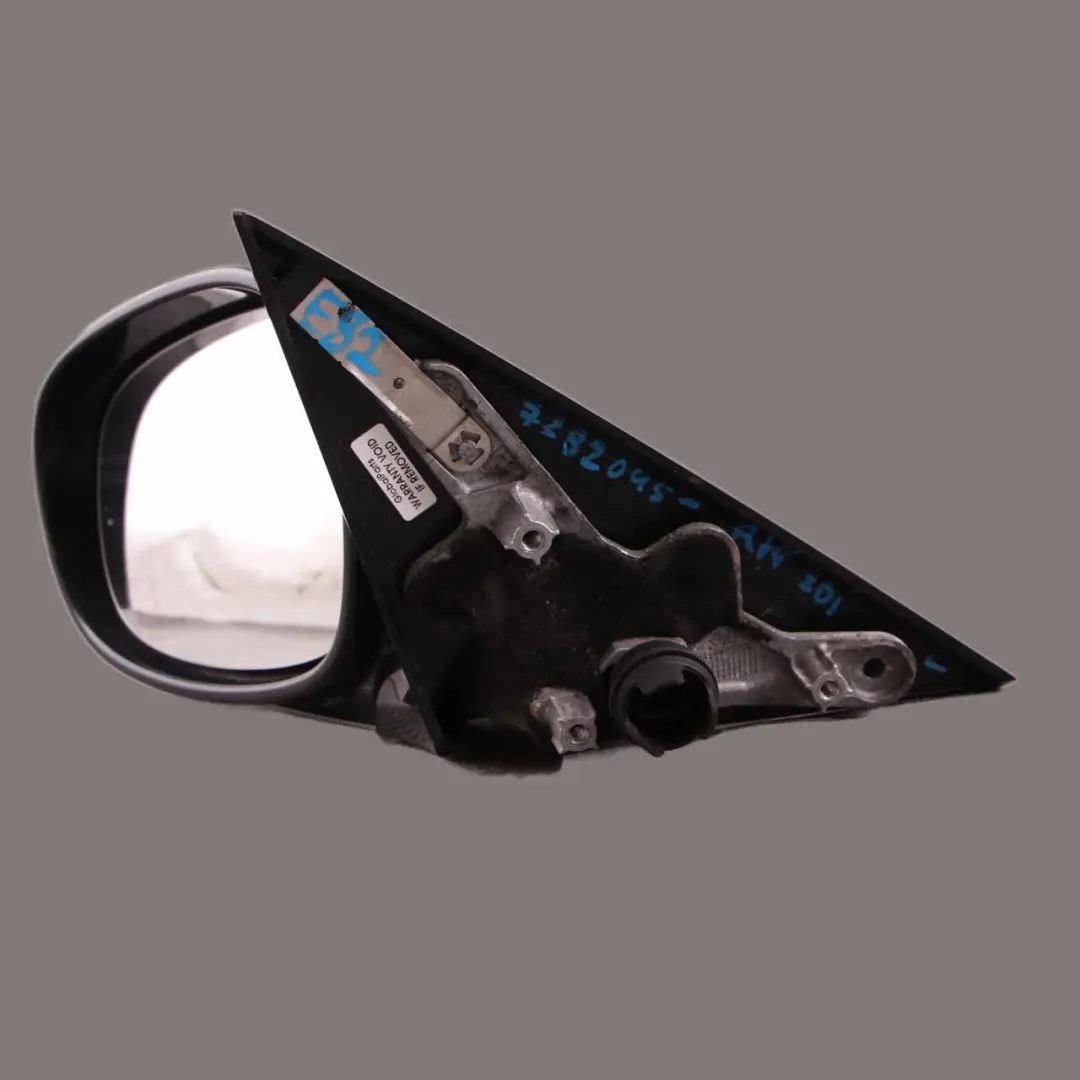 BMW E82 M Sport Power Fold High Gloss Left Wing Mirror Alpinweiss Alpine White - SKU rhd-7282045-AW - Part number 7282045