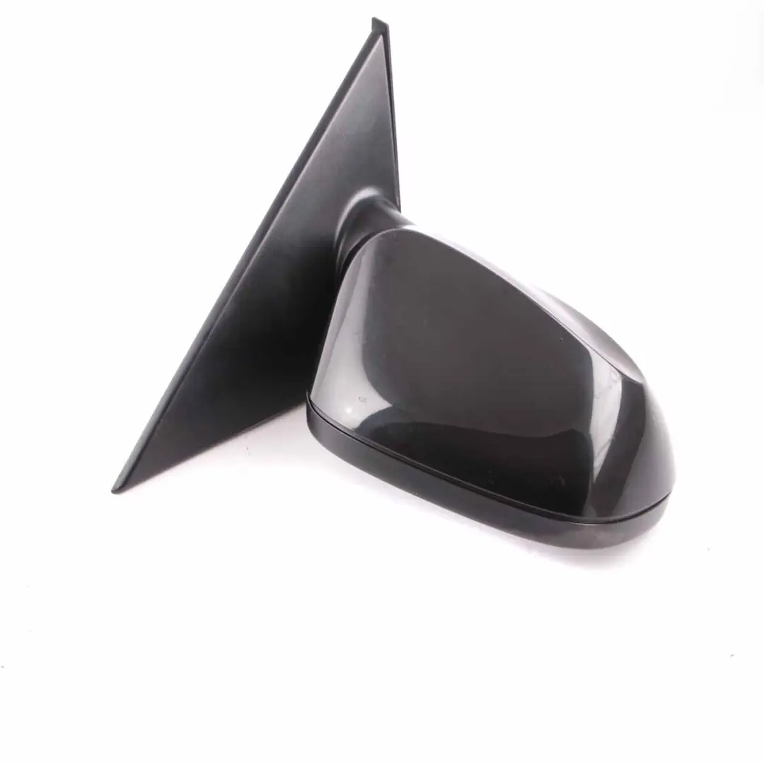 BMW E87 LCI Power Fold Heated Right Wing Mirror O/S Black Sapphire 475 - SKU rhd-7282086-BS - Part number 7282086