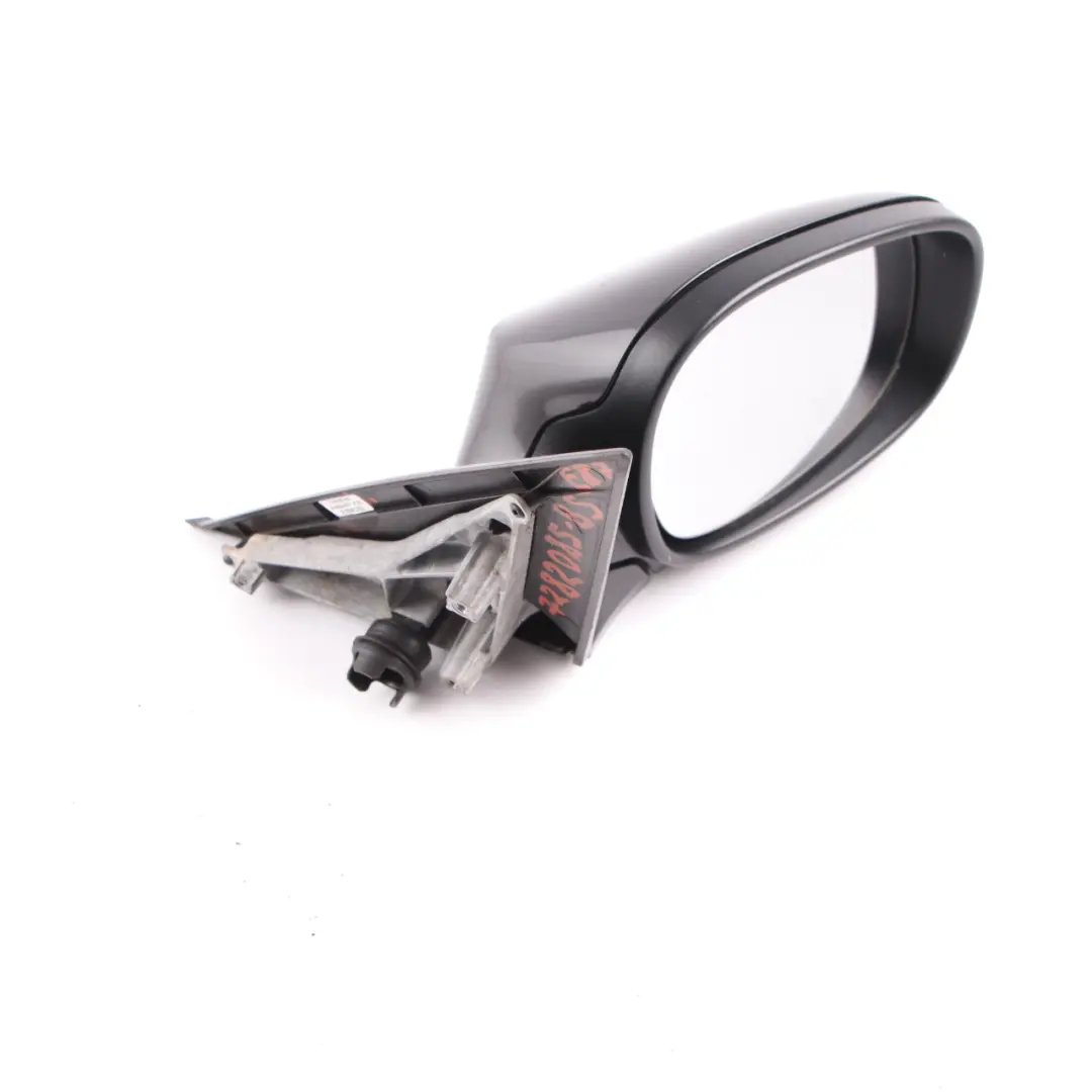 BMW E87 LCI Power Fold Heated Right Wing Mirror O/S Black Sapphire 475 - SKU rhd-7282086-BS - Part number 7282086