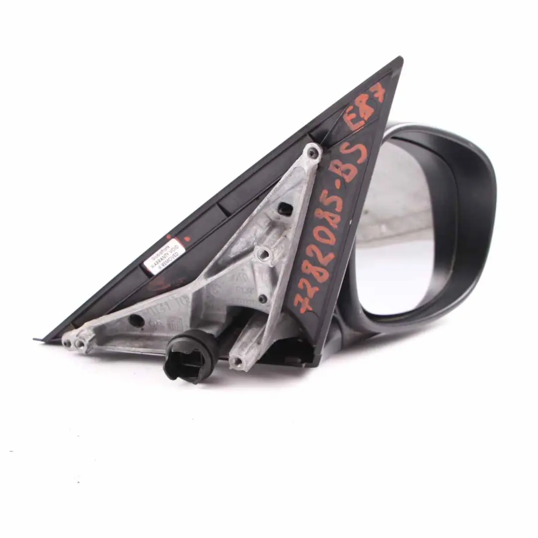 Fold Heated Right Wing Mirror O/S Black Sapphire 475 to BMW E87 LCI Power with Part number 7282086 BMW E87 LCI Power Fold Heated Right Wing Mirror O/S Black Sapphire 475 - SKU rhd-7282086-BS - Part number 7282086