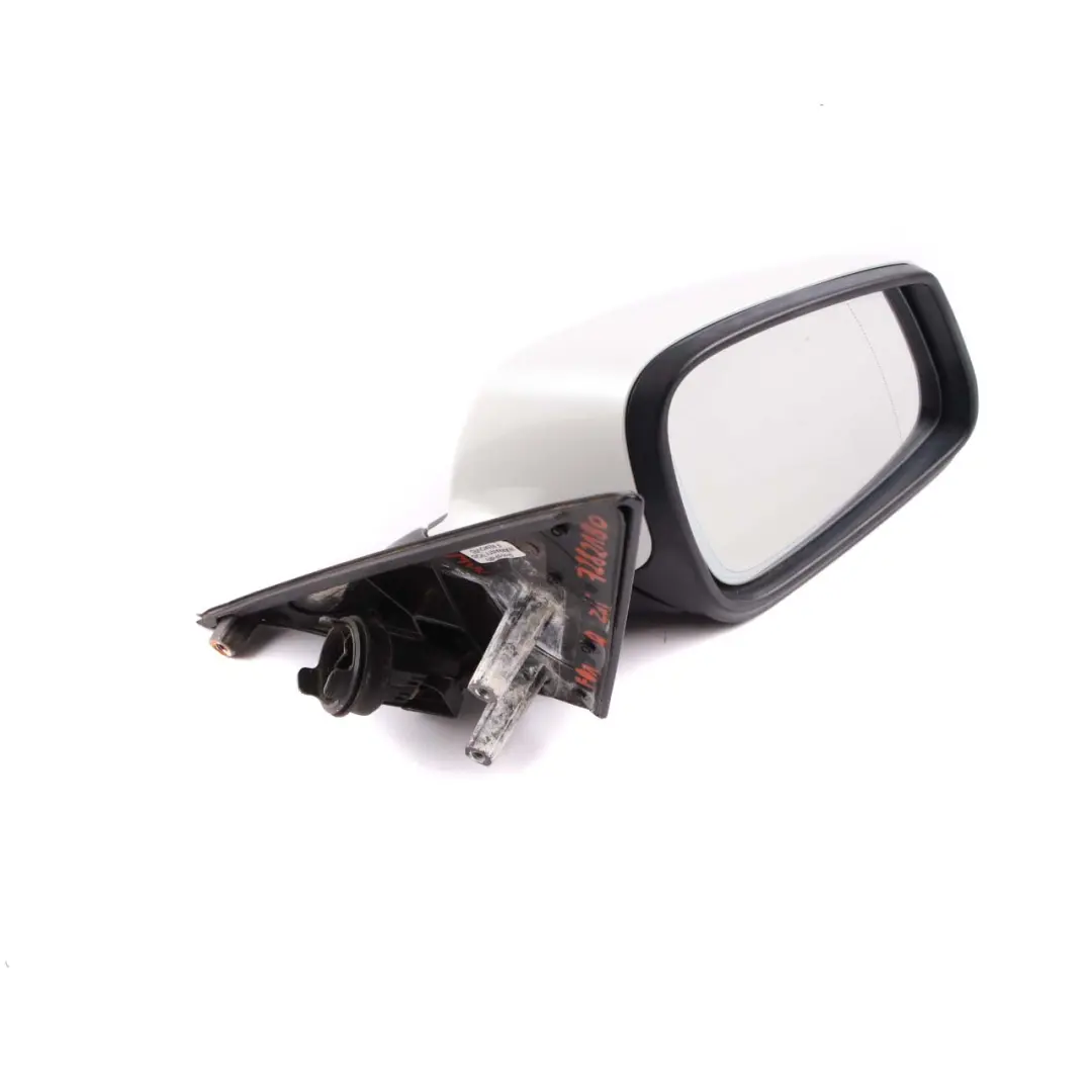  Wing Mirror BMW F01 F02 Heated Auto Dip Right O/S Mineralweiss Mineral White A96 - SKU rhd-7282130-MW - Part number 7282130