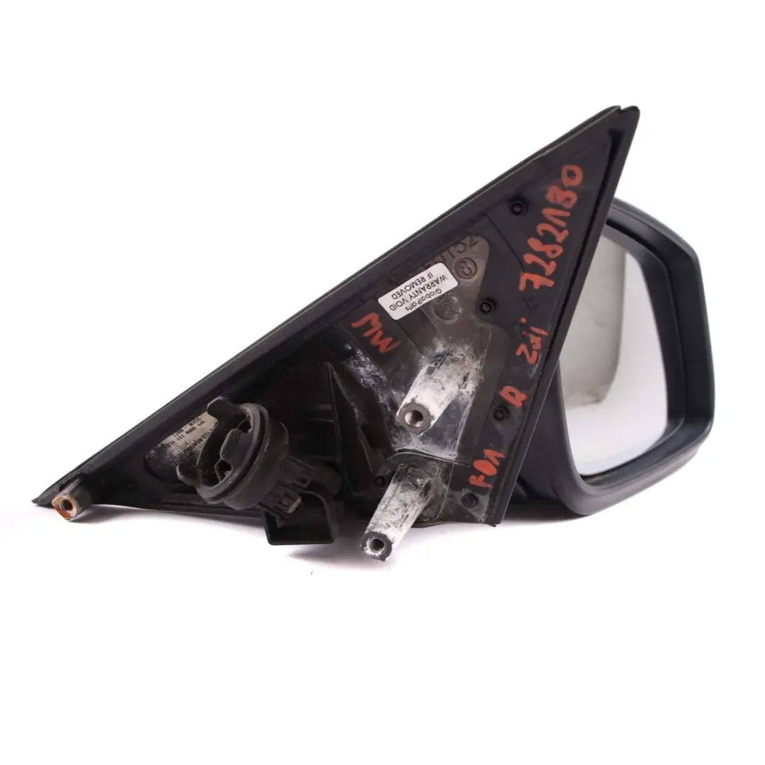  Wing Mirror BMW F01 F02 Heated Auto Dip Right O/S Mineralweiss Mineral White A96 - SKU rhd-7282130-MW - Part number 7282130