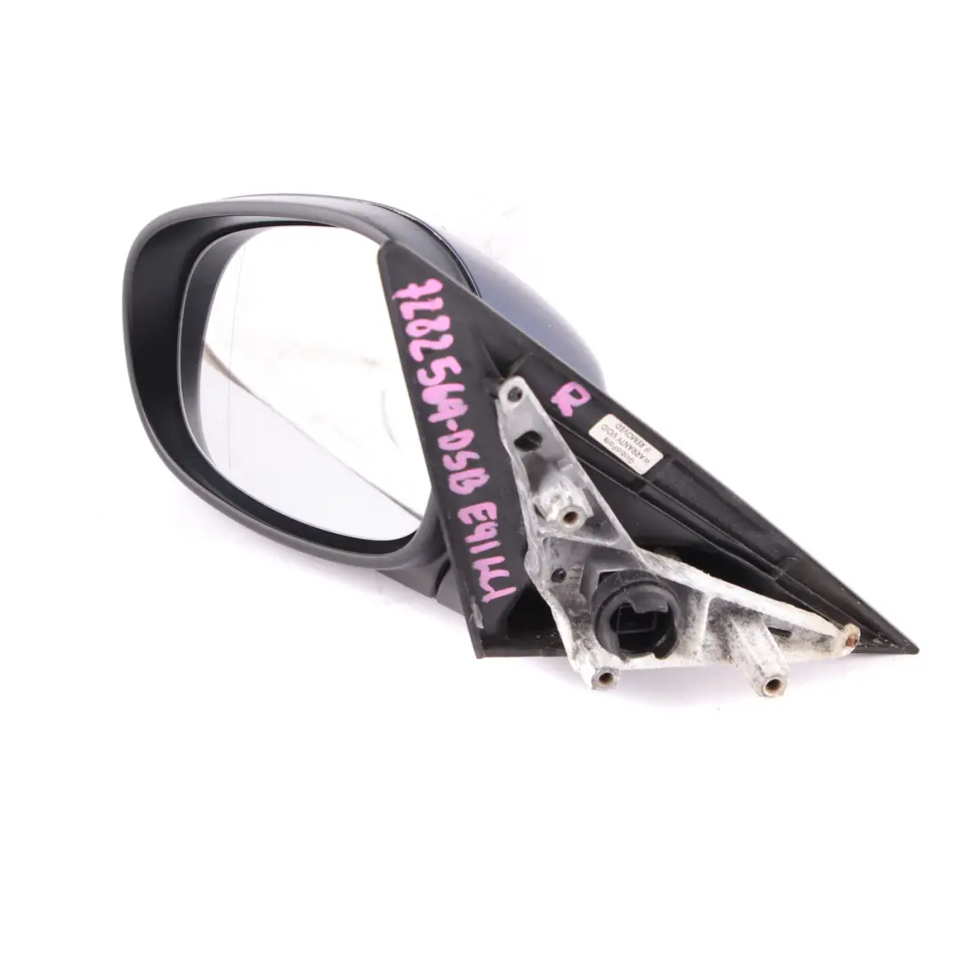 Wing Mirror BMW E90 E91 LCI 1 Power Fold Heated Left Tiefseeblau Deep Sea Blue to with Part number 7282569 Wing Mirror BMW E90 E91 LCI 1 Power Fold Heated Left Tiefseeblau Deep Sea Blue - SKU rhd-7282569-DSB - Part number 7282569