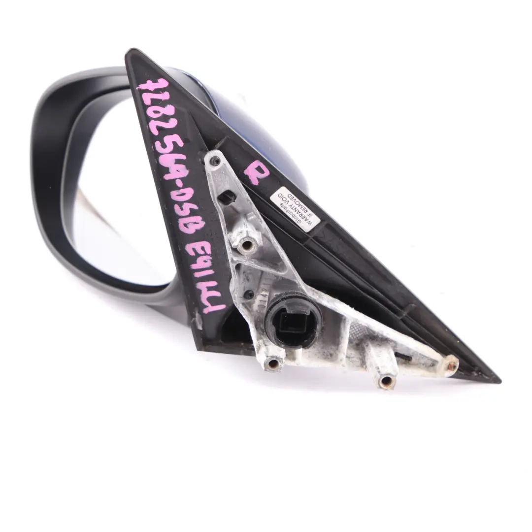  Wing Mirror BMW E90 E91 LCI 1 Power Fold Heated Left Tiefseeblau Deep Sea Blue - SKU rhd-7282569-DSB - Part number 7282569