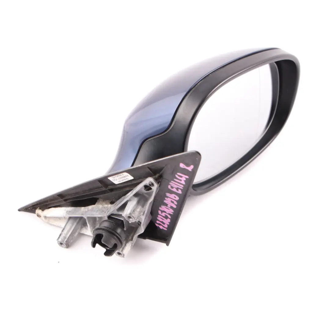  Wing Mirror BMW E90 E91 LCI Power Fold Right O/S Tiefseeblau Deep Sea Blue A76 - SKU rhd-7282570-DSB - Part number 7282570