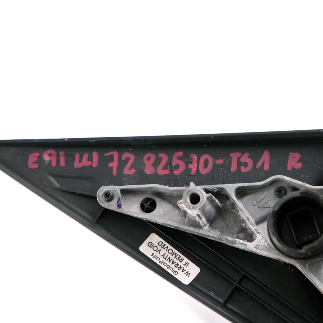 BMW 3 Series E90 E91 LCI 1 Power Fold Right Wing Mirror O/S Titansilber Silver - SKU rhd-7282570-TS1 - Part number 7282570