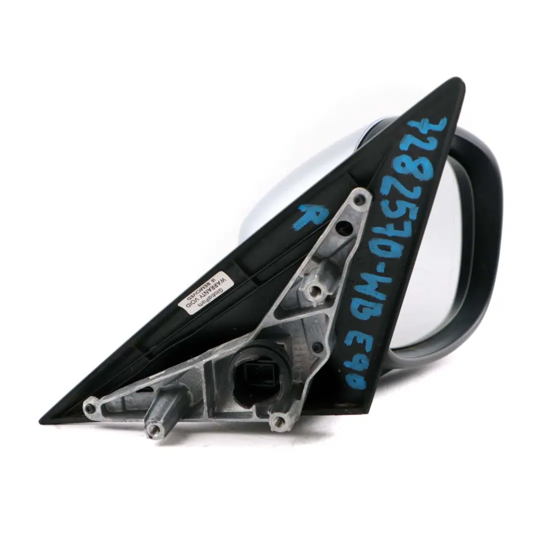 BMW 3 E90 E91 LCI Power Fold Right Wing Mirror O/S Bluewater Metallic 896 - SKU rhd-7282570-WB - Part number 7282570
