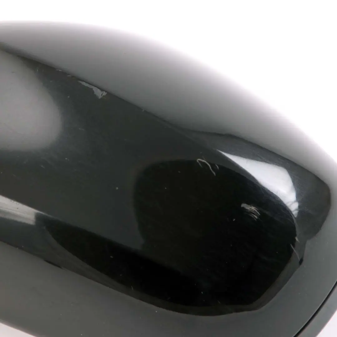 BMW 3 E90 E91 LCI Power Fold Auto Dip Left Wing Mirror N/S Black Sapphire 475 - SKU rhd-7282573-BS - Part number 7282573