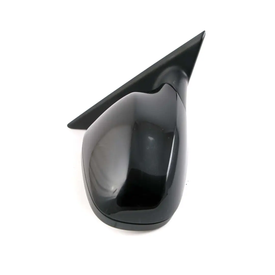 BMW E90 E91 LCI Power Fold Auto Dip Right Wing Mirror O/S Black Sapphire 475 - SKU rhd-7282574-BS - Part number 7282574